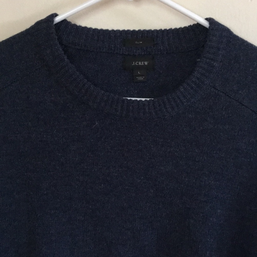 J. Crew slim fit sweater 100% lambswool